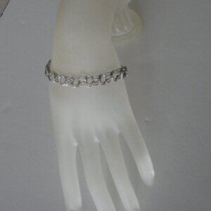 Charm Wrist Bracelet Without Charms Silver in Color 7 Inch Dressy Classy Dressy
